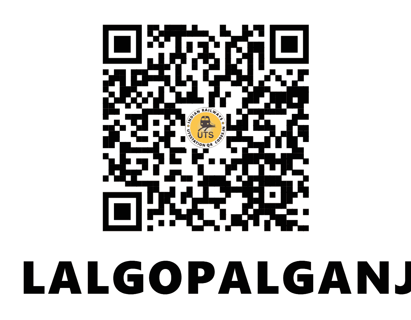 UTS QR Code for LALGOPALGANJ - LGO (NR - UTTAR PRADESH)